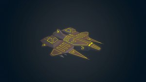 Sci-fi Military drone - 01