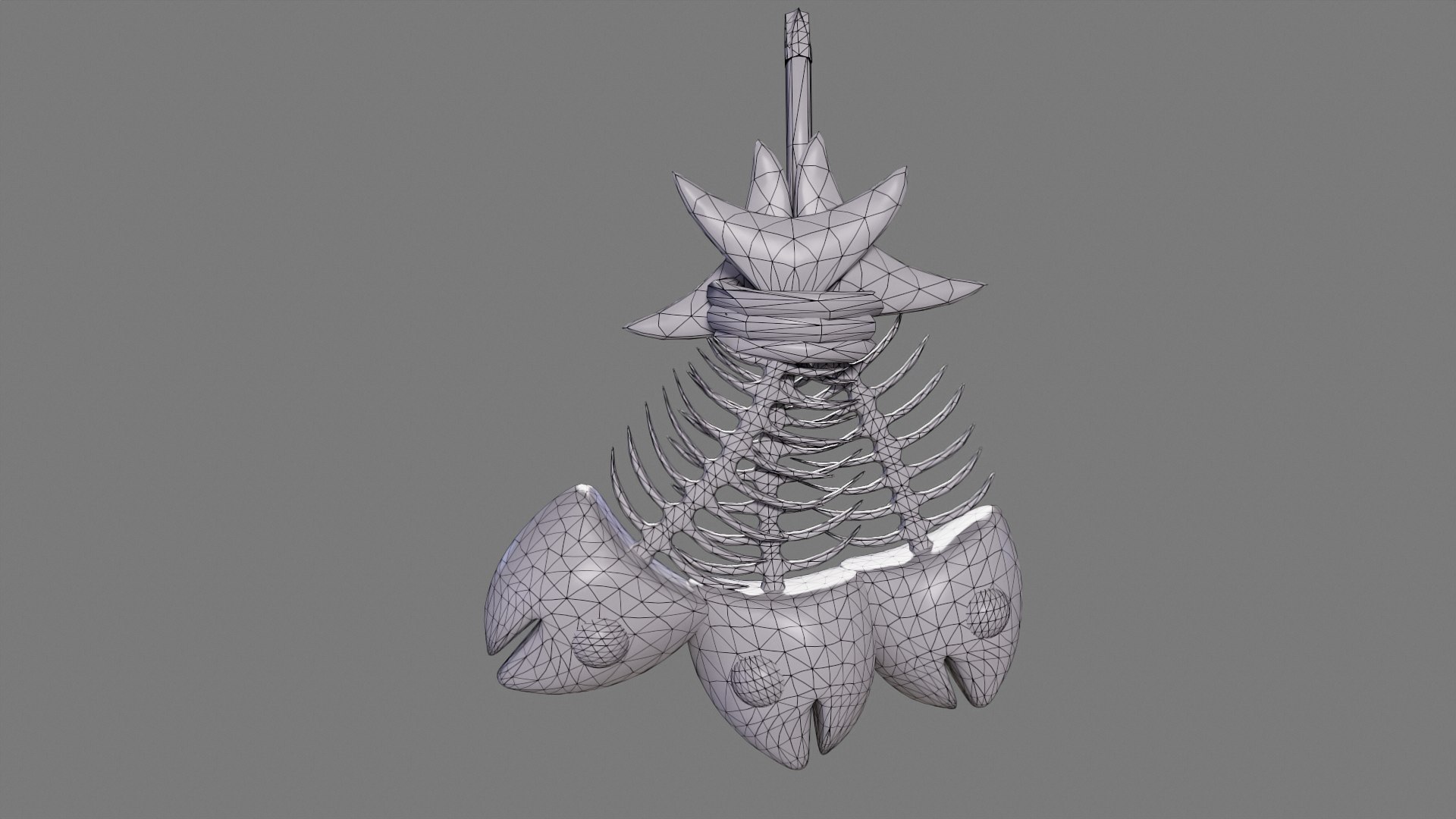 Fish Skeleton Model - TurboSquid 2177545