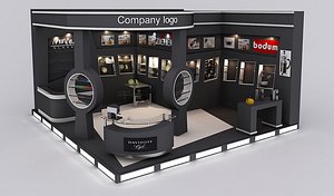 3D Exhibition Booth model