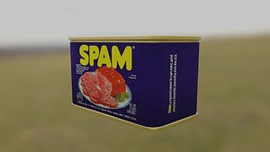 Can Of Spam 3D model