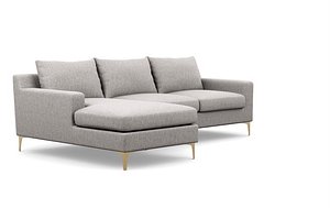 Sloan Fabric Sofa with Left Chaise