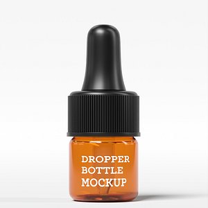 Dropper Bottle Mockup 23 3D model