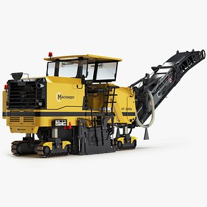 large milling machine wirtgen 3d c4d