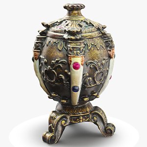 Detailed Antique Vase 3D