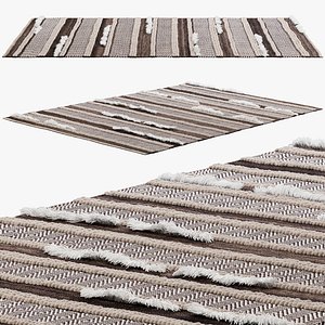 3D nuloom solid chevron stripes model