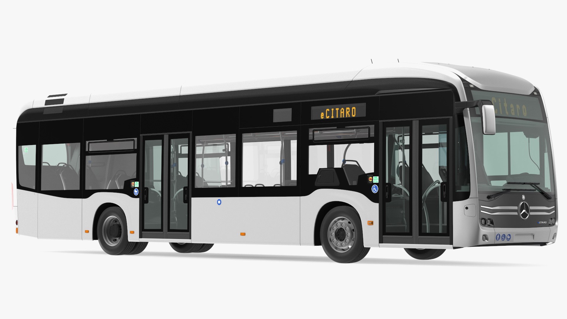 Mercedes-Benz eCitaro Two Doors 3D model preview