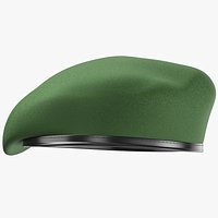 Green Military Beret