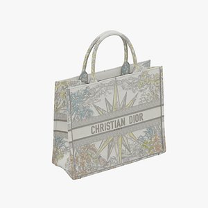3D model Large Dior Book Tote 6