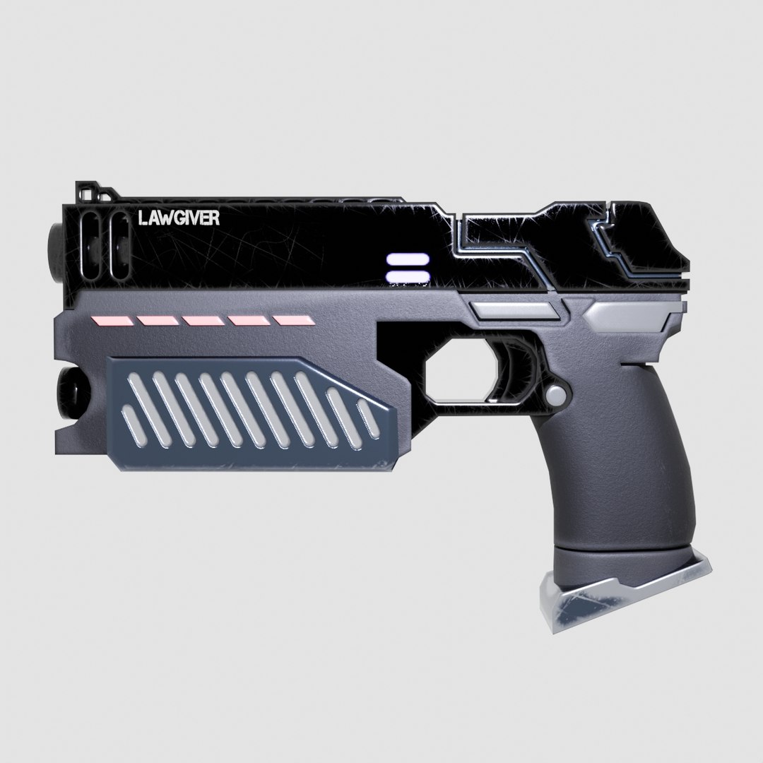 Lawgiver 3D Model - TurboSquid 2065442
