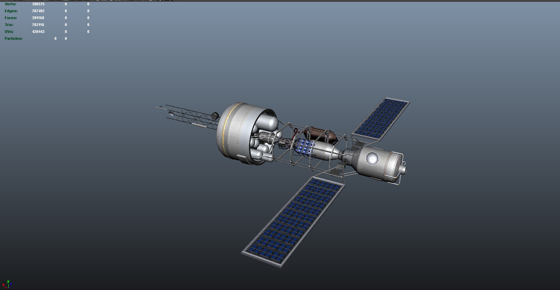 Satellite 3d Obj