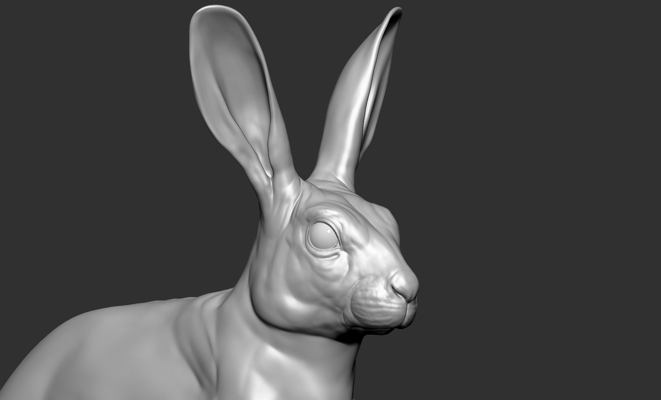 zbrush create hare with insert mesh