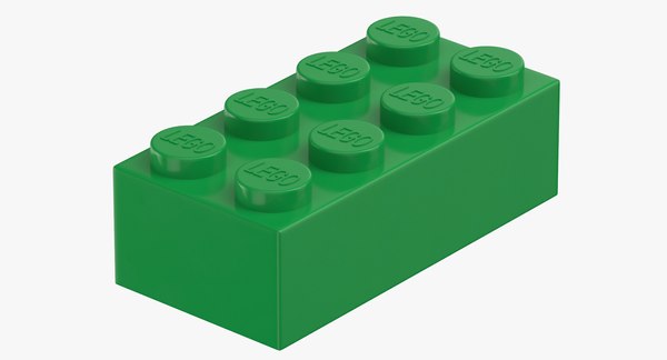 modèle 3D de Brique Lego 2x4 Terre Verte - TurboSquid 1409487