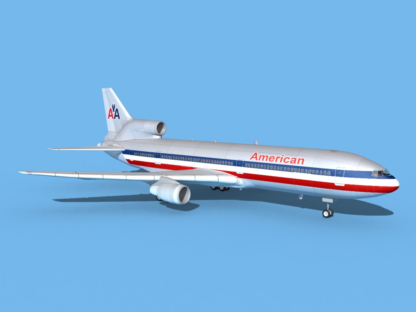 Lockheed L-1011-10 Airliner 3D Model - TurboSquid 1488856