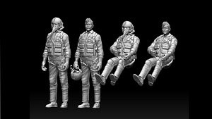 3D Robin Olds general officer in the United States Air Force model