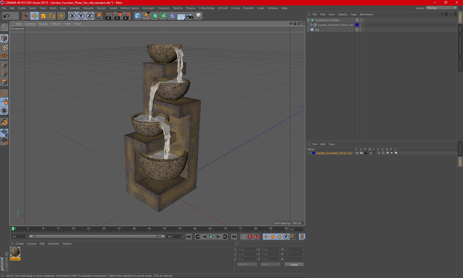 Garden Fountain Three Tier 3D model https://p.turbosquid.com/ts-thumb/I9/lLFDwz/PW/gardenfountainthreetierc4dmodel016/jpg/1681103508/1920x1080/fit_q87/4038e4946a5280f90498129f0c2ee0b2325c95cb/gardenfountainthreetierc4dmodel016.jpg