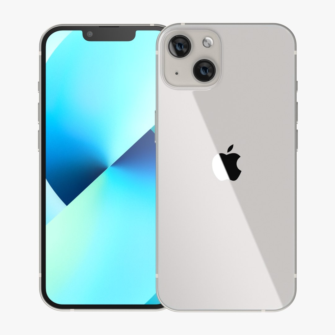 3D Apple IPhone 13 White - TurboSquid 1739978