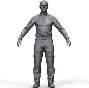 zbrush special force soldier model