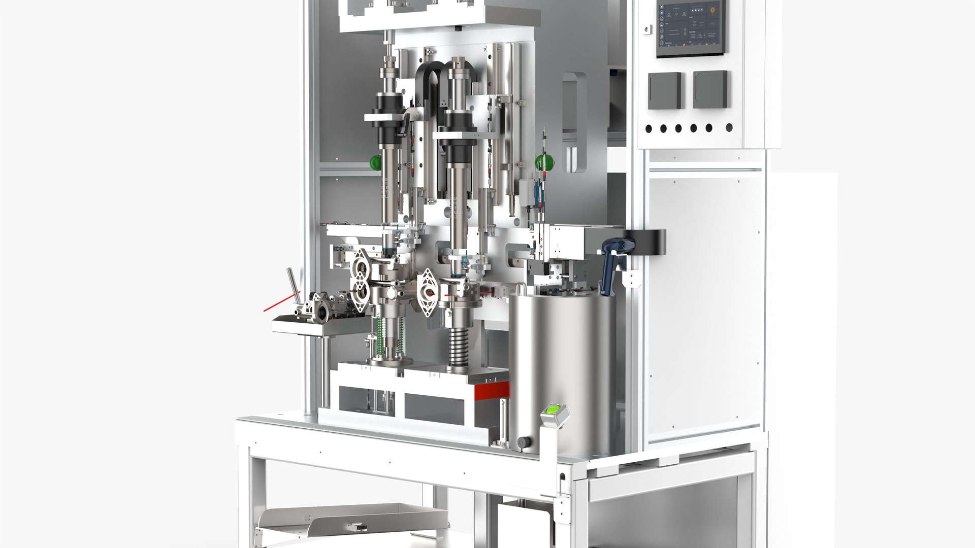 Automatic Bearing and Circlip Press Fitting Machine model https://p.turbosquid.com/ts-thumb/I9/tNw2up/mq/588.op40ashellbearingspringpress13/jpg/1719843384/1920x1080/fit_q87/110360ed25cf9be738841534d35d85174763c83f/588.op40ashellbearingspringpress13.jpg