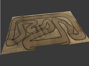 3dsmax rc car race track