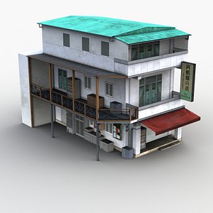 3D model asian house 0011