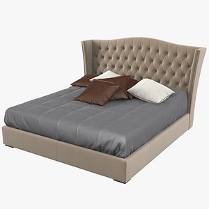 gold confort fashion bed 3D model