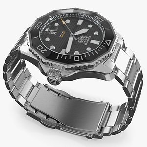Tag Heuer Aquaracer Classic Metal Watch Black
