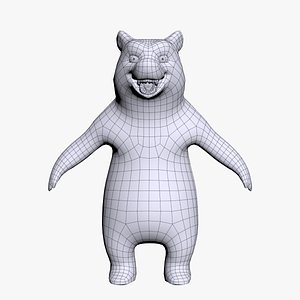 3D Bear cartoon model