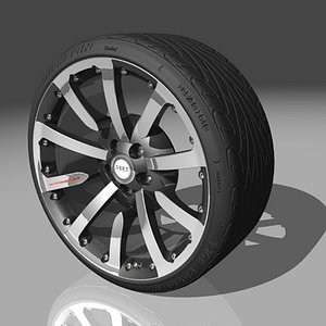 rbd-01 wheel tires 3d model