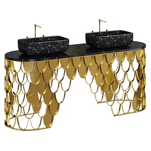 3D KOI WASHBASIN by Brabbu