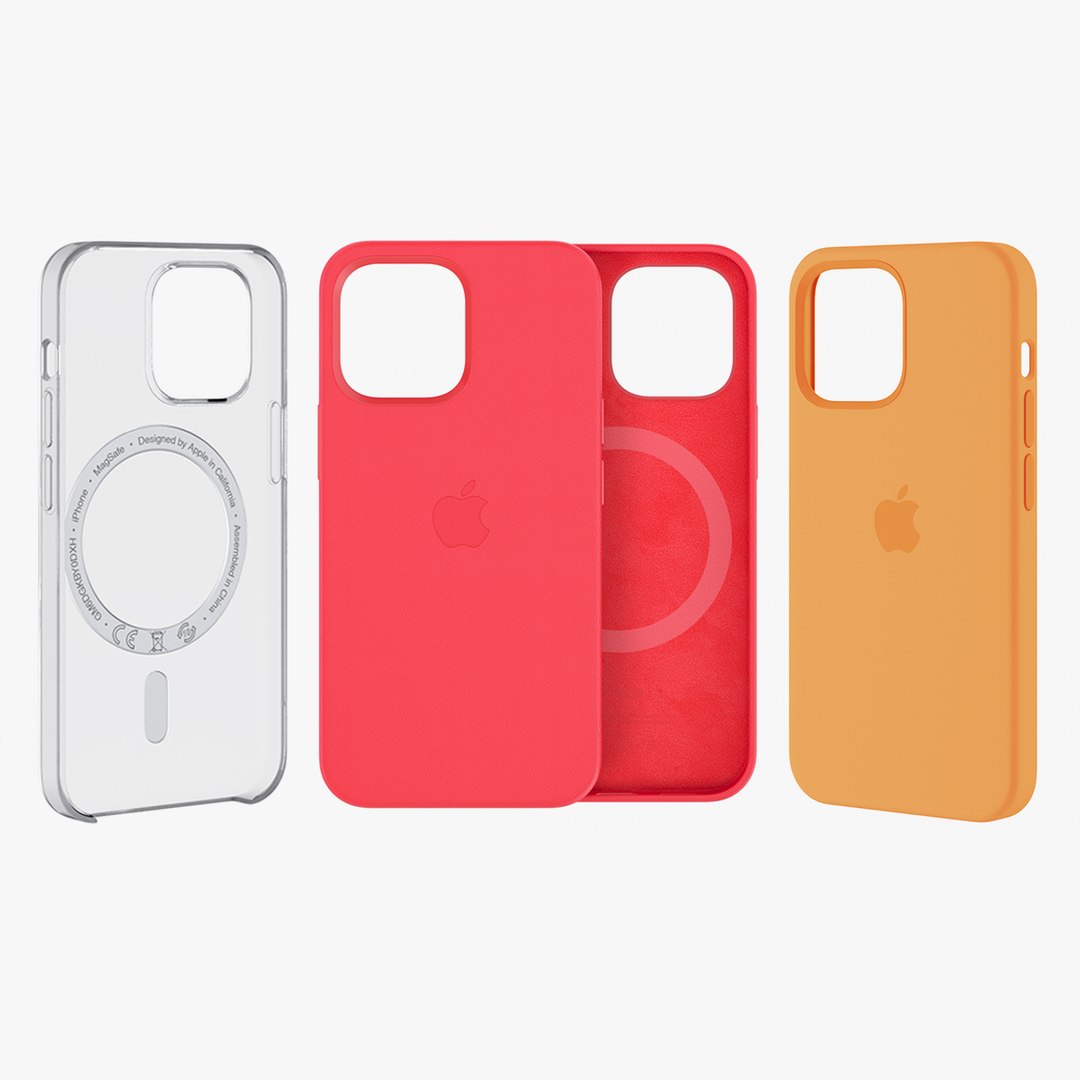 iPhone 12 mini Cases with Mag Safe Collection 3D model preview