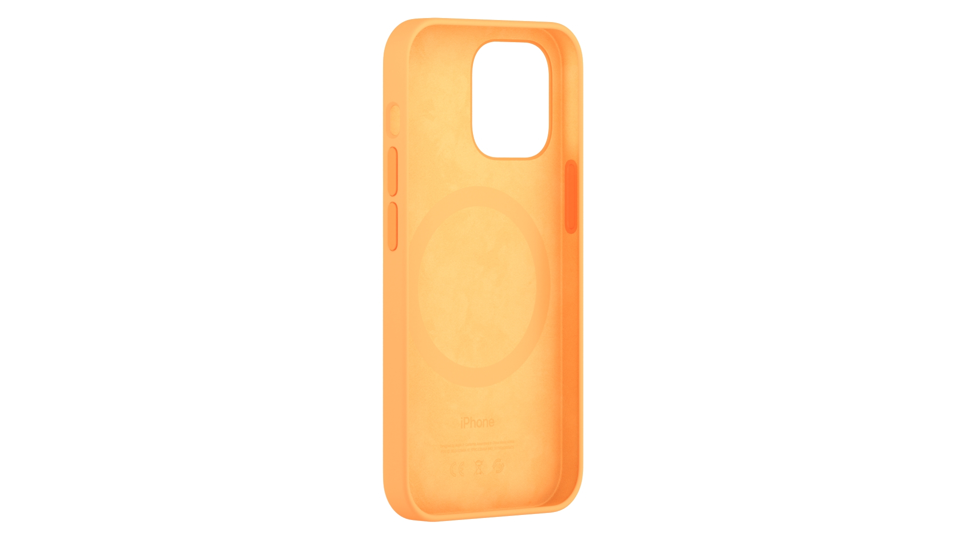 iPhone 12 Pro Max Silicone Case with MagSafe - Kumquat - Apple