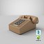 retro phone 3D