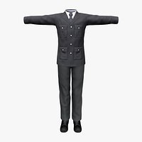 Conductor Ticketer Greeter Driver Postman Style Uniform