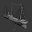 background steamship konstantin 3d model