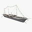 background steamship konstantin 3d model