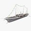 background steamship konstantin 3d model