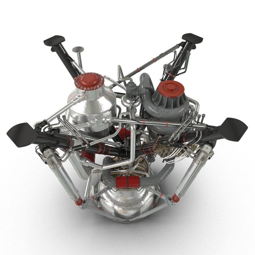 Rocket Engine 2 3d Ma