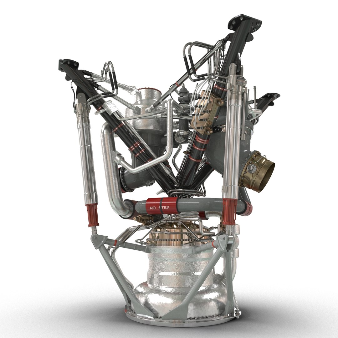 Rocket Engine 2 3d Ma