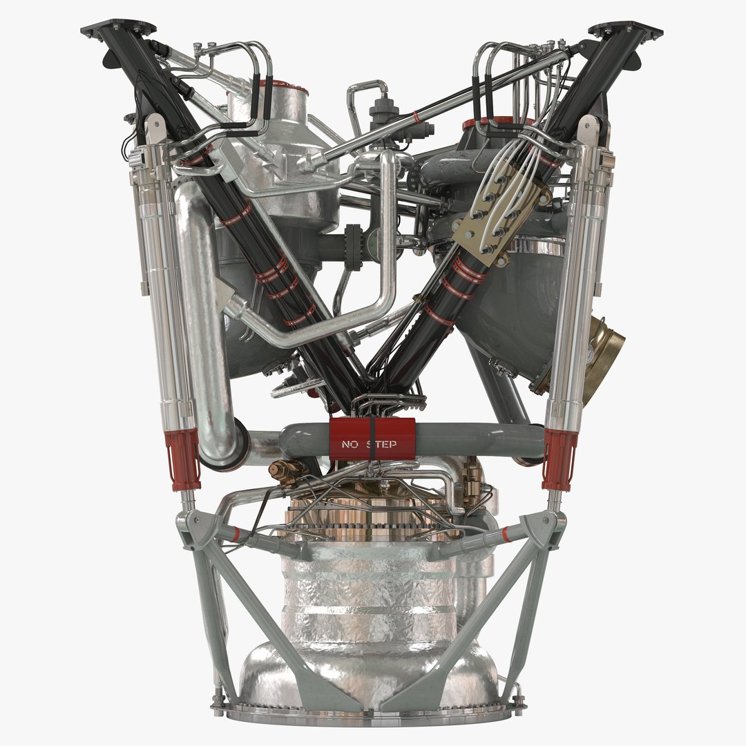 Rocket Engine 2 3D model preview