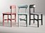 3D 1-3 Dining Chair model