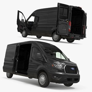 Ford Transit Commercial Panel Simplified 3D