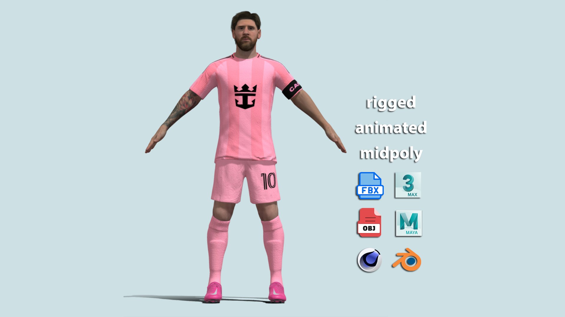 3D T-Pose Rigged Lionel Messi Miami 25-26 model https://p.turbosquid.com/ts-thumb/IA/HBZemO/dW/a1/jpg/1741792621/1920x1080/fit_q87/32f5883329101b61dea5a3291577b977f8c78f44/a1.jpg