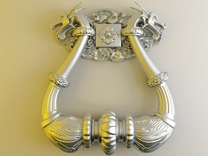 3d model of door knocker
