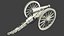 6 Pounder Brass Cannon - Model 1841