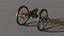 6 Pounder Brass Cannon - Model 1841