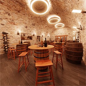Winery Resturant at Night