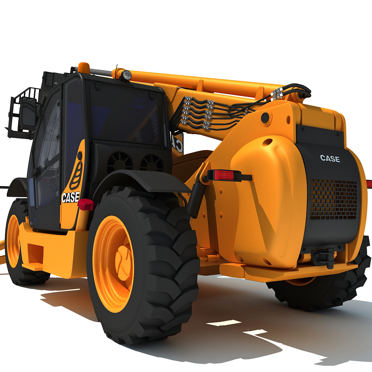 3d model case telescopic handler