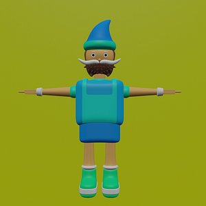 3D charater model