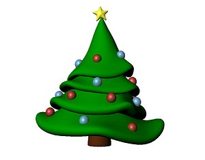Cartoon Xmas Tree -RIGGED-