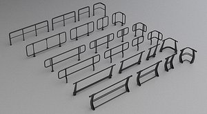 3D modular railings